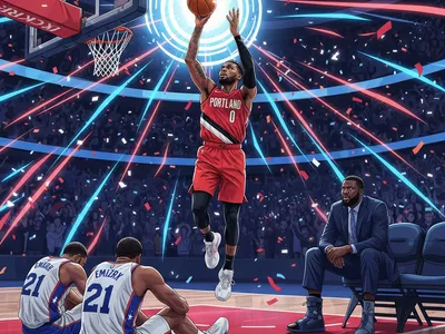 dame s dagger and embiid s absence sixers road woes continue