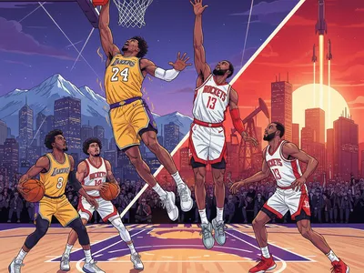 lakers land in houston after marathon night in mile high