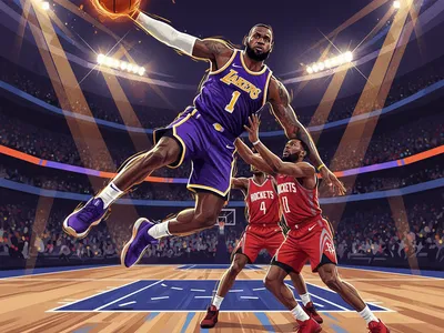 lakers ride vintage lebron blow out rockets