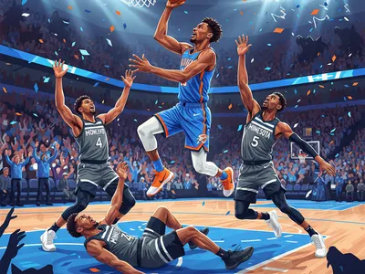 sga keeps okc rolling sends wolves home howling